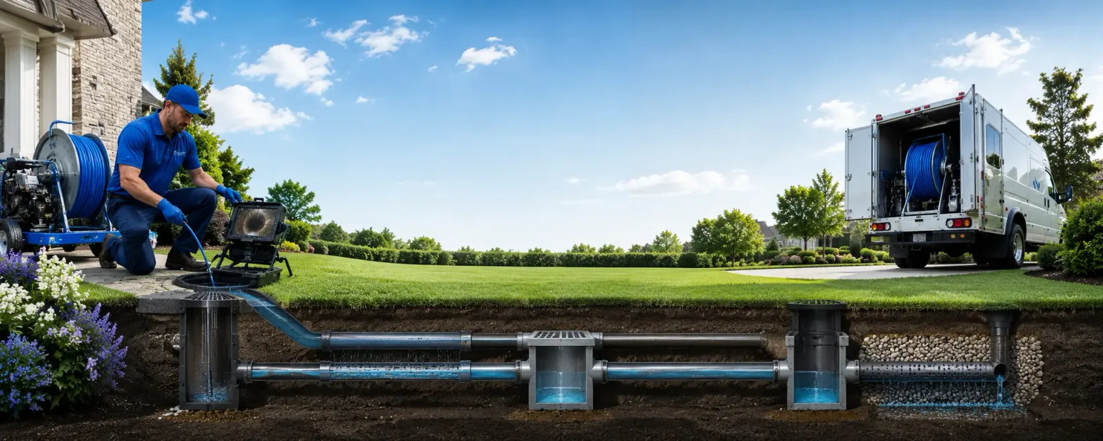 Outdoor drain cleaning information for Ladera Ranch, CA